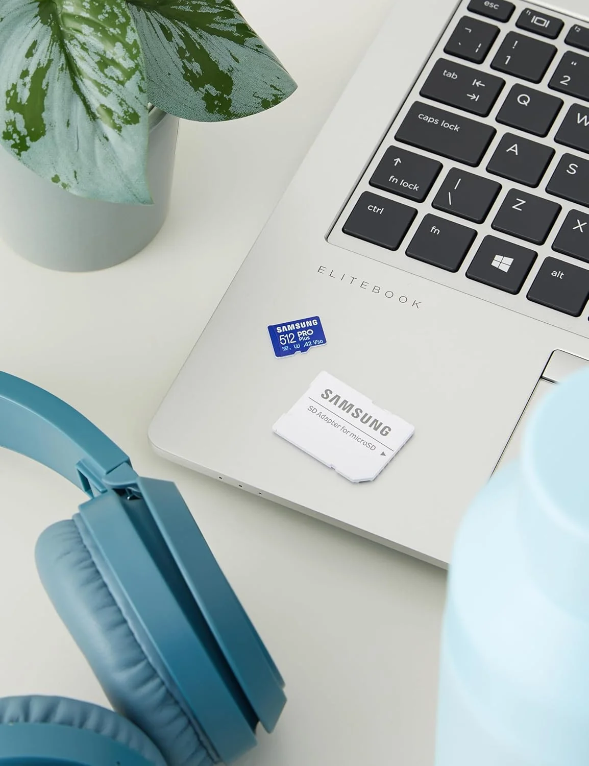 کارت حافظه MicroSD سامسونگ PRO Plus با ظرفیت 512 گیگابایت به همراه آداپتور SD مناسب برای بازی های موبایلی در تلفن های هوشمند، تبلت ها و کنسول های بازی دستی، UHS-I U3، Full HD & 4K UHD، سرعت خواندن 180 مگابایت بر ثانیه، سرعت نوشتن 130 مگابایت بر ثانیه، MB-MD256SA/EU