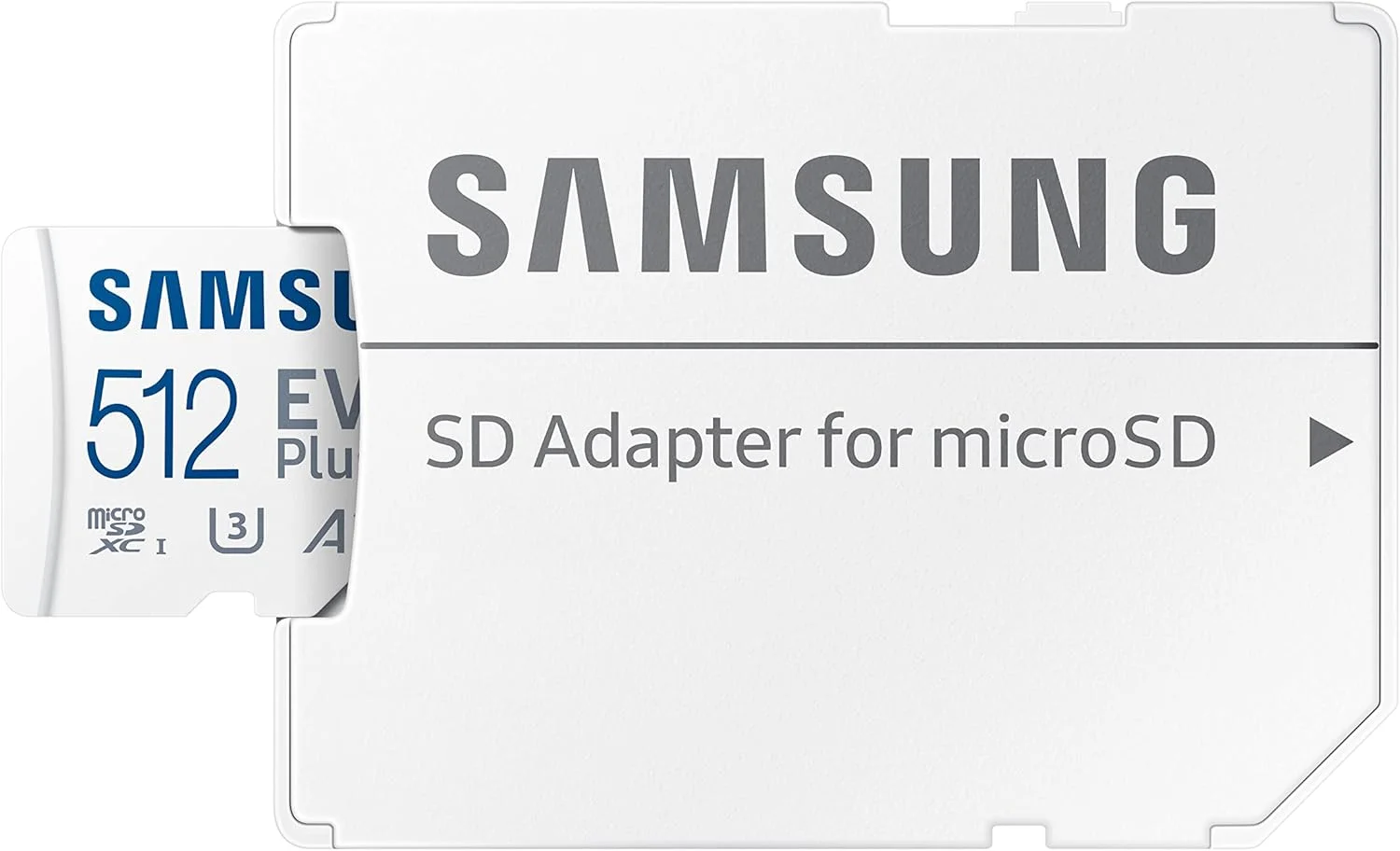 کارت حافظه MicroSDXC سامسونگ Evo Plus با ظرفیت 512 گیگابایت Uhs-i به همراه آداپتور SD