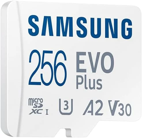 کارت حافظه 256 گیگابایتی Samsung EVO Plus MicroSDXC 130MBs به همراه آداپتور
