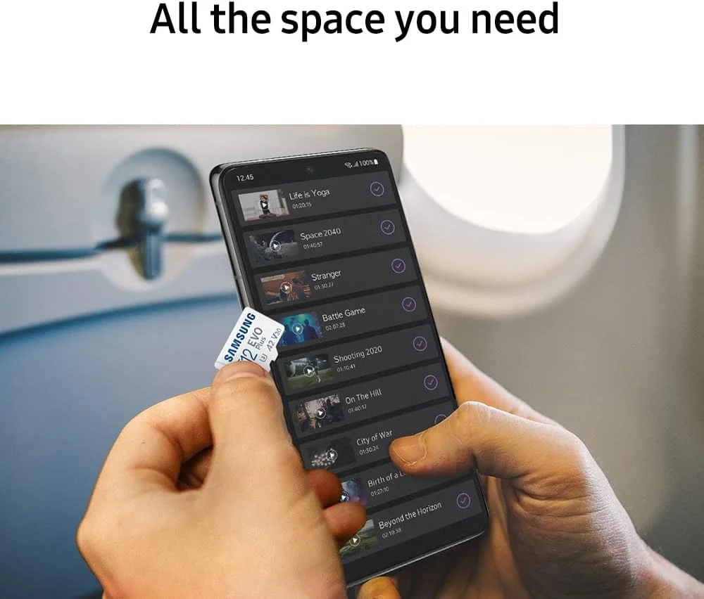 کارت حافظه MicroSDXC سامسونگ EVO Plus با ظرفیت 64 گیگابایت، استاندارد UHS-I U1 و سرعت 130 مگابایت بر ثانیه به همراه آداپتور (MB-MC64KA)