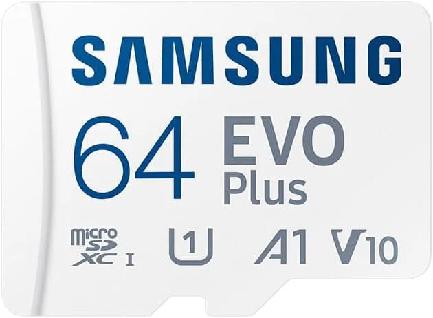 کارت حافظه MicroSD سامسونگ EVO Plus با ظرفیت 64 گیگابایت (2024) + آداپتور SD