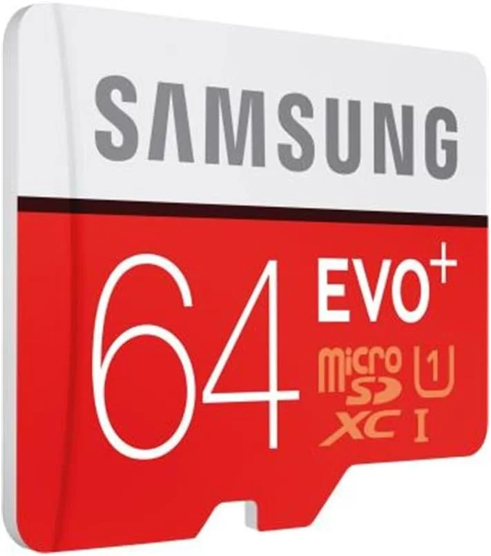 کارت حافظه 64 گیگابایتی سامسونگ EVO Plus MicroSDXC UHS-I Grade 1 Class 10 به همراه آداپتور SD