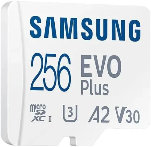 کارت حافظه MicroSD سامسونگ EVO Plus 2024 با ظرفیت 256 گیگابایت به همراه آداپتور SD