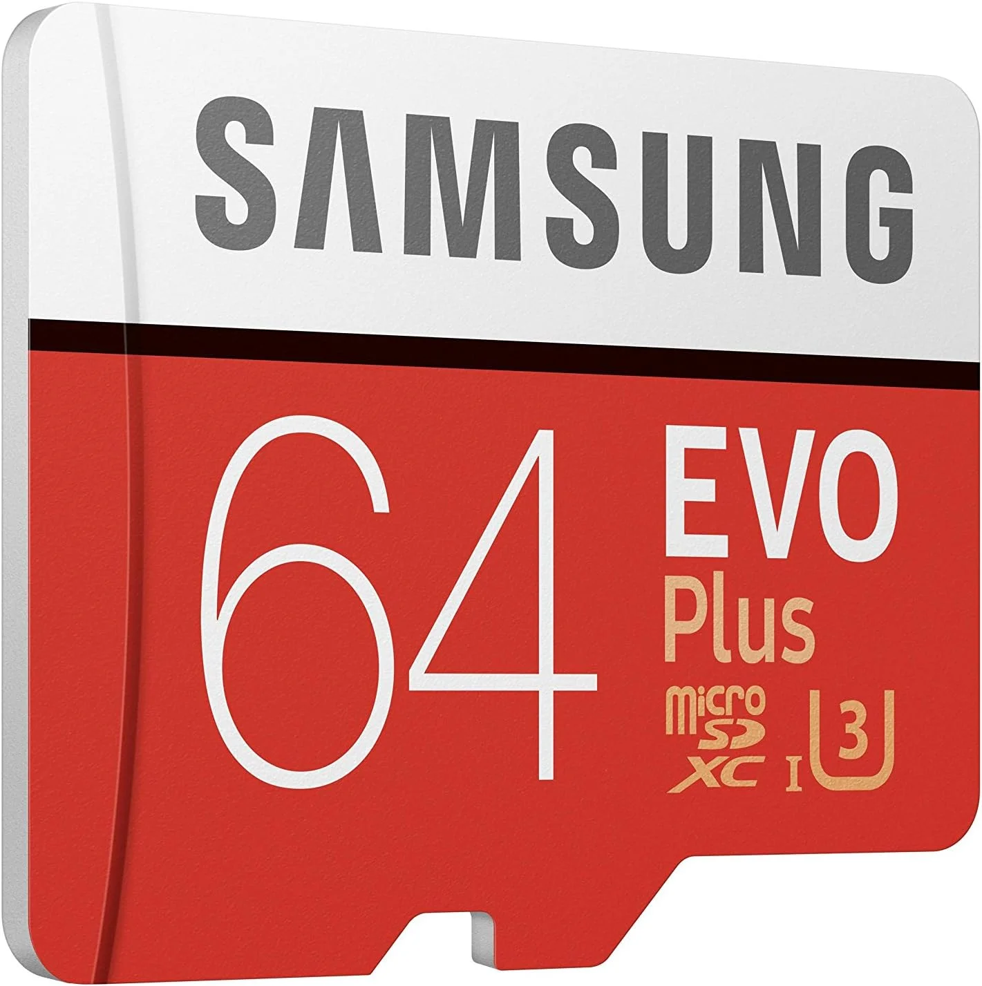 کارت حافظه میکرو اس دیXC سامسونگ EVO Plus با ظرفیت 64 گیگابایت UHS-I U3 با سرعت 100 مگابایت بر ثانیه مناسب برای فیلمبرداری Full HD و 4K UHD به همراه آداپتور (MB-MC64GA)