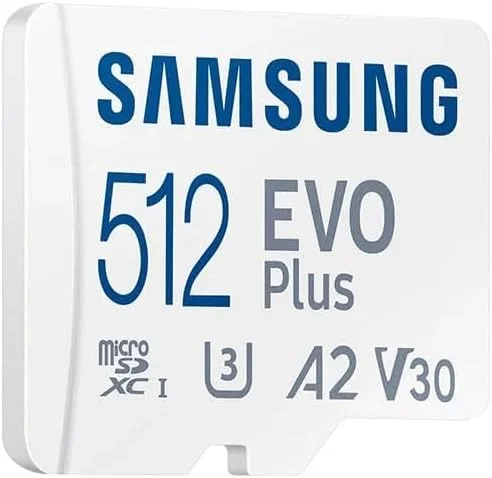 کارت حافظه MicroSD سامسونگ EVO Plus با ظرفیت 512 گیگابایت (2024) + آداپتور SD