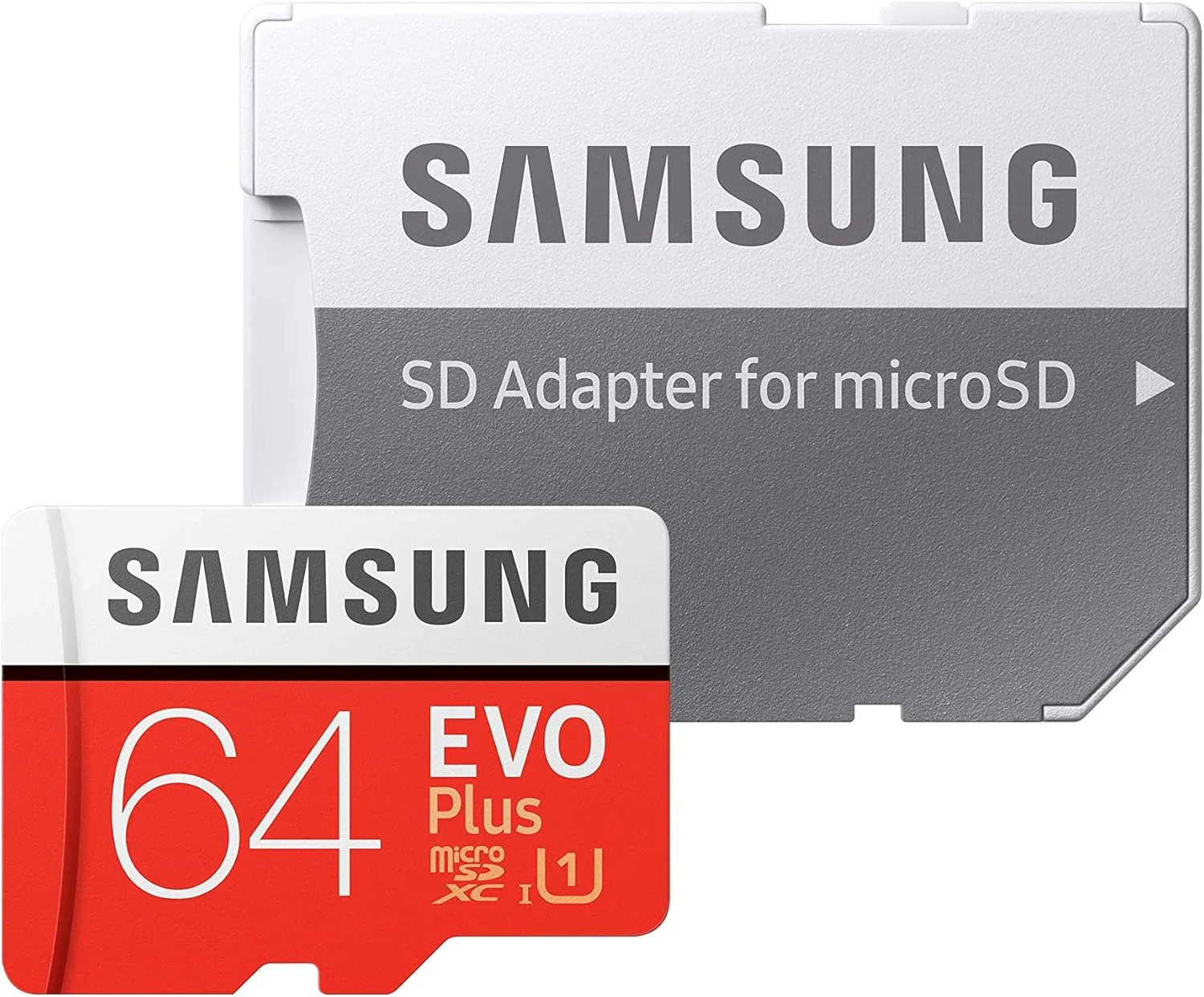 کارت حافظه 64 گیگابایتی microSDXC UHS-I سامسونگ EVO Plus با سرعت 100 مگابایت بر ثانیه به همراه آداپتور (MB-MC64HA)