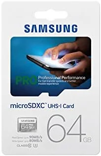 کارت حافظه 64 گیگابایتی Micro SDXC سامسونگ مدل PRO