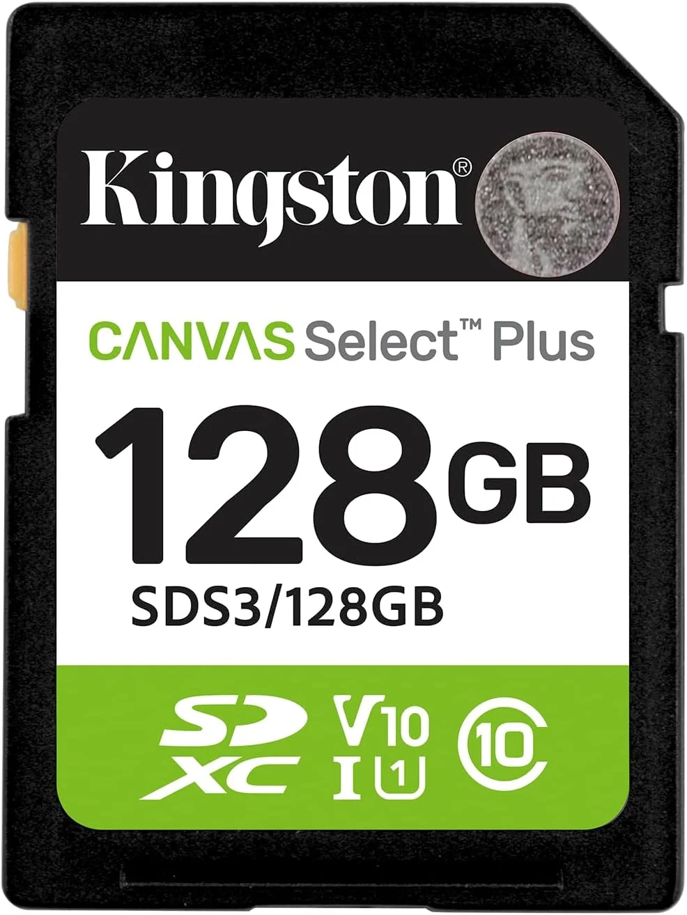 کارت حافظه SD کینگستون Canvas Select Plus با ظرفیت 128 گیگابایت SDXC Gen3 با سرعت 150 مگابایت بر ثانیه C10 UHS-I U1 V10 - مدل SDS3/128GB