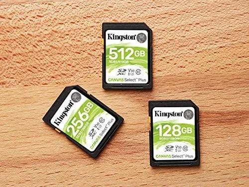 کارت حافظه کینگستون 128 گیگابایت SDHC Canvas Select Plus سرعت خواندن 100 مگابایت بر ثانیه Class 10 UHS-I U1 V10 با بسته بندی آسان بازشو (SDS2/128GBET)