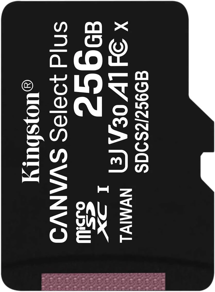 کارت حافظه کینگستون 256 گیگابایت microSDXC Canvas Select Plus کلاس 10 SDCS2