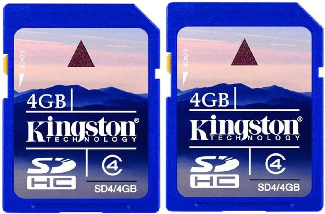 کارت حافظه امن دیجیتال SDHC کینگستون SD4/4GB-2P کلاس 4
