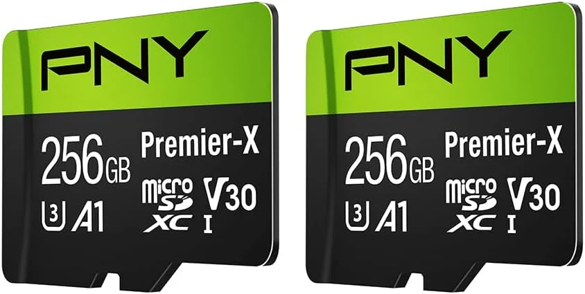 کارت حافظه میکرو اس دی PNY Premier-X کلاس 10 U3 V30 با ظرفیت 256 گیگابایت - بسته 2 عددی