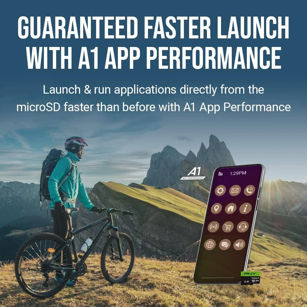 کارت حافظه میکرو اس دی PNY Premier-X کلاس 10 U3 V30 با ظرفیت 256 گیگابایت - بسته 2 عددی