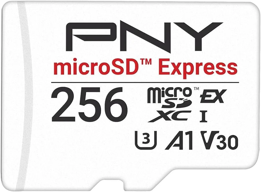 کارت حافظه فلش PNY microSD™ Express با ظرفیت 256 گیگابایت UHS-I U3 V30 A1 microSDXC، سرعت خواندن تا 890 و نوشتن تا 750، ایده آل برای دستگاه های سازگار با microSD Express مانند نینتندو سوییچ 2