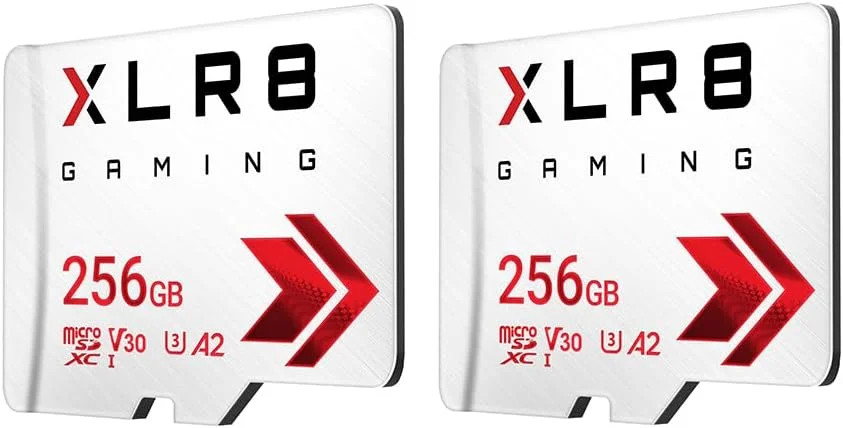 کارت حافظه microSDXC گیمینگ PNY XLR8® با ظرفیت 256 گیگابایت، بسته 2 عددی - سرعت 100 مگابایت بر ثانیه، UHS-I، 4K UHD، Full HD، U3، V30، A2 - Micro SD برای بازی های کنسول قابل حمل در نینتندو سوییچ، استیم دک، تلفن های هوشمند و تبلت ها کارت حافظه microSDXC گیمینگ PNY XLR8® با ظرفیت 256 گیگابایت، بسته 2 عددی - سرعت 100 مگابایت بر ثانیه، UHS-I، 4K UHD، Full HD، U3، V30، A2 - Micro SD برای بازی های کنسول قابل حمل در نینتندو سوییچ، استیم دک، تلفن های هوشمند و تبلت ها