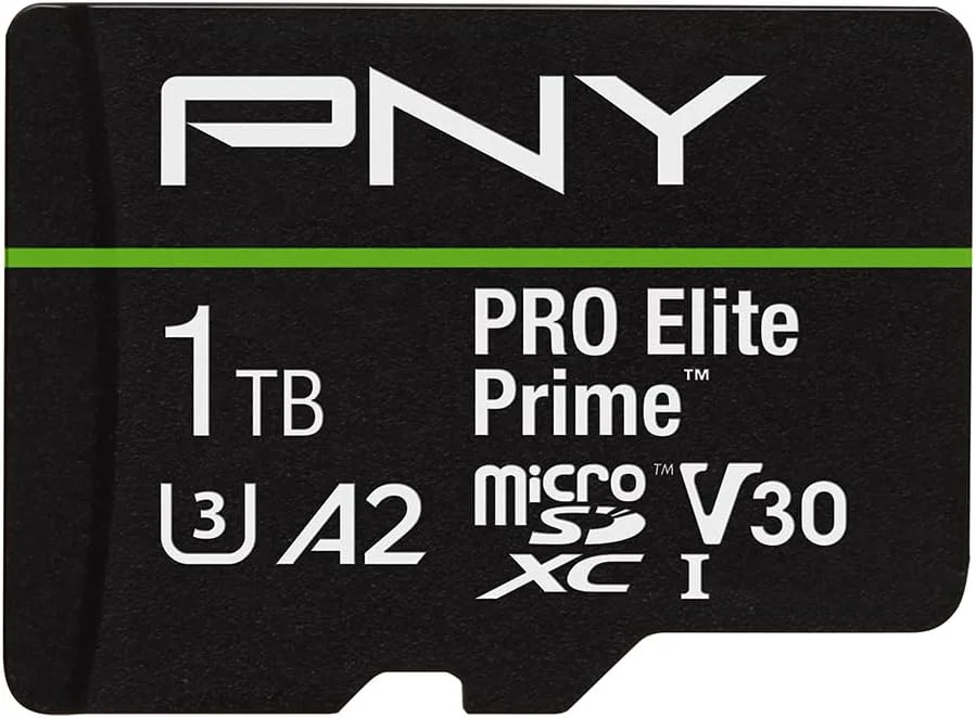 کارت حافظه میکرو اس دی PNY - 1TB Pro Elite Prime Class 10 U3 V30 A2 با سرعت 200MB/s، کلاس 10، U3، V30، A2، 4K UHD، Full HD، UHS-I، Micro SD کارت حافظه میکرو اس دی PNY - 1TB Pro Elite Prime Class 10 U3 V30 A2 با سرعت 200MB/s، کلاس 10، U3، V30، A2، 4K UHD، Full HD، UHS-I، Micro SD