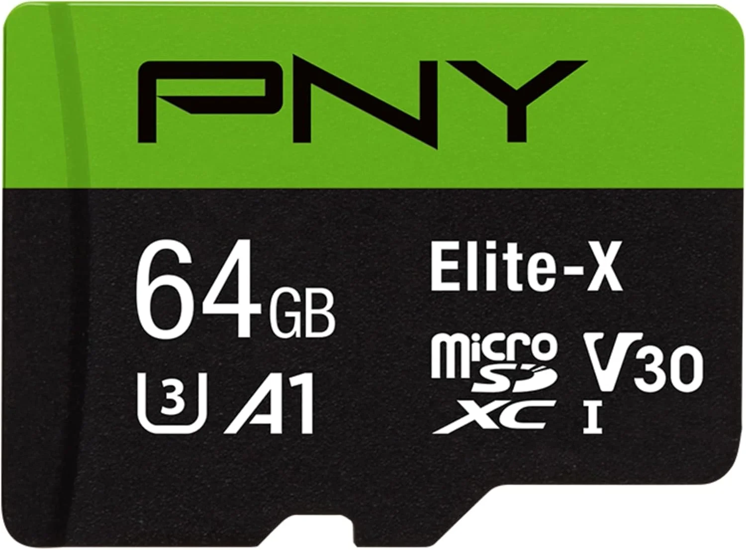 کارت حافظه میکرو اس دی PNY Elite-X با ظرفیت 64 گیگابایت، کلاس 10 U3 V30 کارت حافظه میکرو اس دی PNY Elite-X با ظرفیت 64 گیگابایت، کلاس 10 U3 V30
