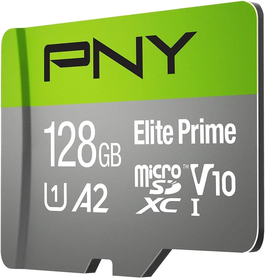 کارت حافظه میکرو اس دی PNY 128GB Elite Prime Class 10 U1 V10 A2 به همراه کارت خوان USB 3.2 Gen 1 - سرعت 175MB/s، کلاس 10، U1، V10، A2، Full HD، UHS-I، Micro SD