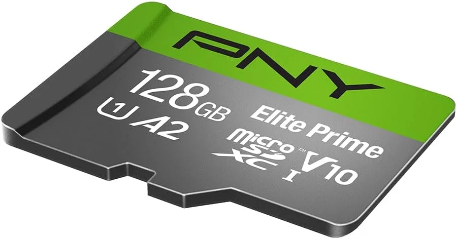 کارت حافظه میکرو اس دی PNY 128GB Elite Prime Class 10 U1 V10 A2 به همراه کارت خوان USB 3.2 Gen 1 - سرعت 175MB/s، کلاس 10، U1، V10، A2، Full HD، UHS-I، Micro SD