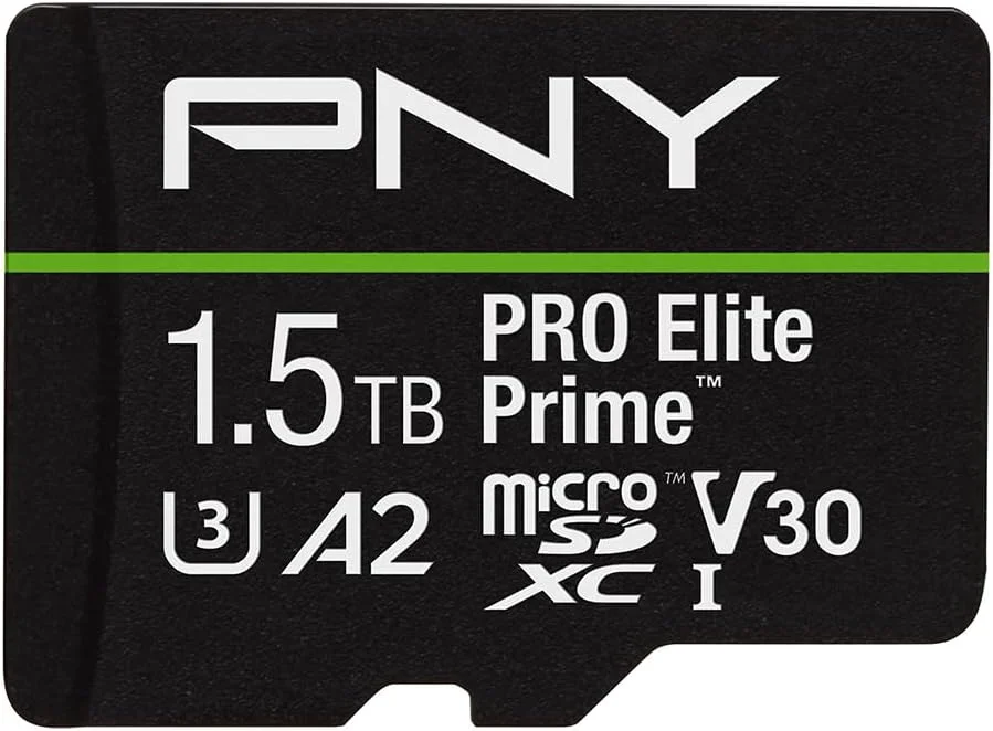 کارت حافظه microSD پی ان وای 1.5 ترابایت Pro Elite Prime Class 10 U3 V30 A2 به همراه آداپتور SD - سرعت تا 200 مگابایت بر ثانیه، Class 10, U3, V30, A2, 4K UHD, Full HD, UHS-I کارت حافظه microSD پی ان وای 1.5 ترابایت Pro Elite Prime Class 10 U3 V30 A2 به همراه آداپتور SD - سرعت تا 200 مگابایت بر ثانیه، Class 10, U3, V30, A2, 4K UHD, Full HD, UHS-I