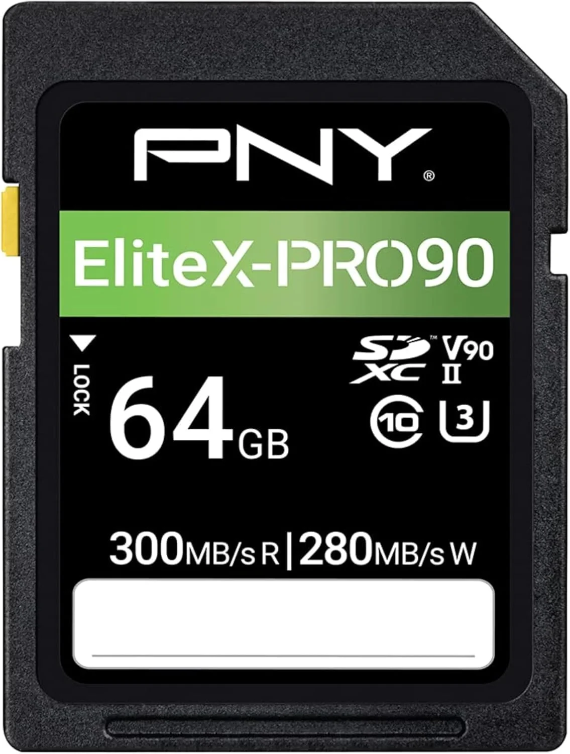 کارت حافظه فلش SD مدل PNY 64GB X-PRO 90 Class 10 U3 V90 UHS-II کارت حافظه فلش SD مدل PNY 64GB X-PRO 90 Class 10 U3 V90 UHS-II