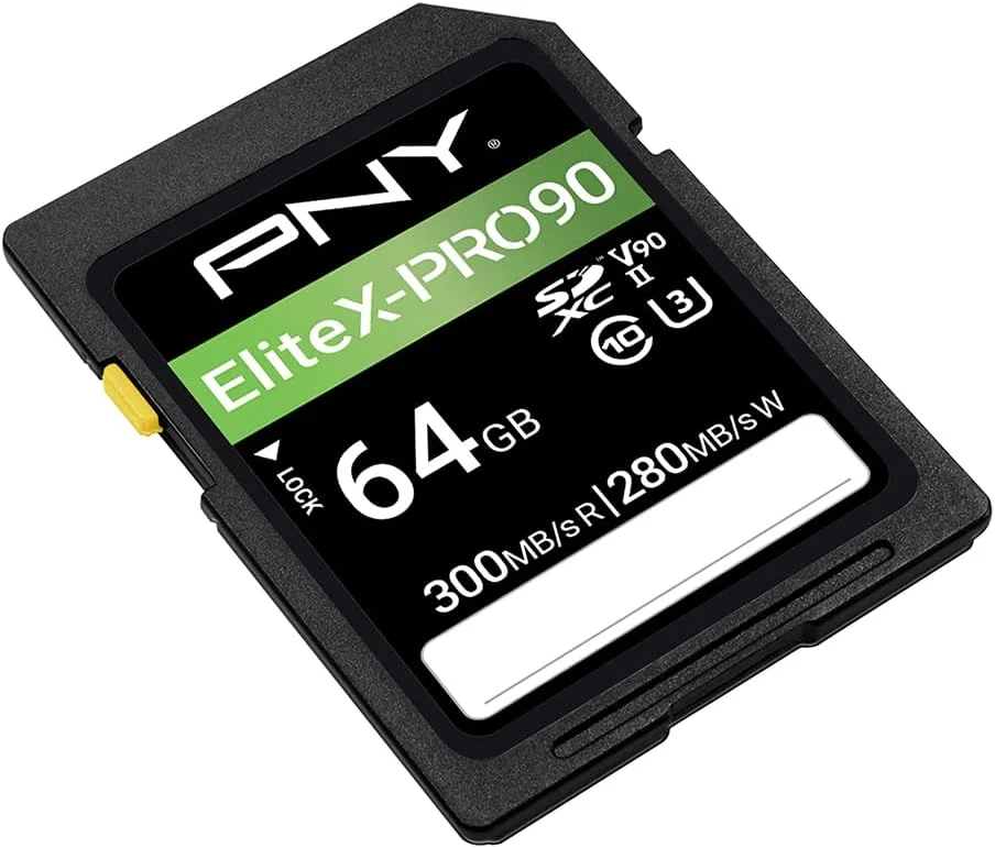 کارت حافظه فلش SD مدل PNY 64GB X-PRO 90 Class 10 U3 V90 UHS-II