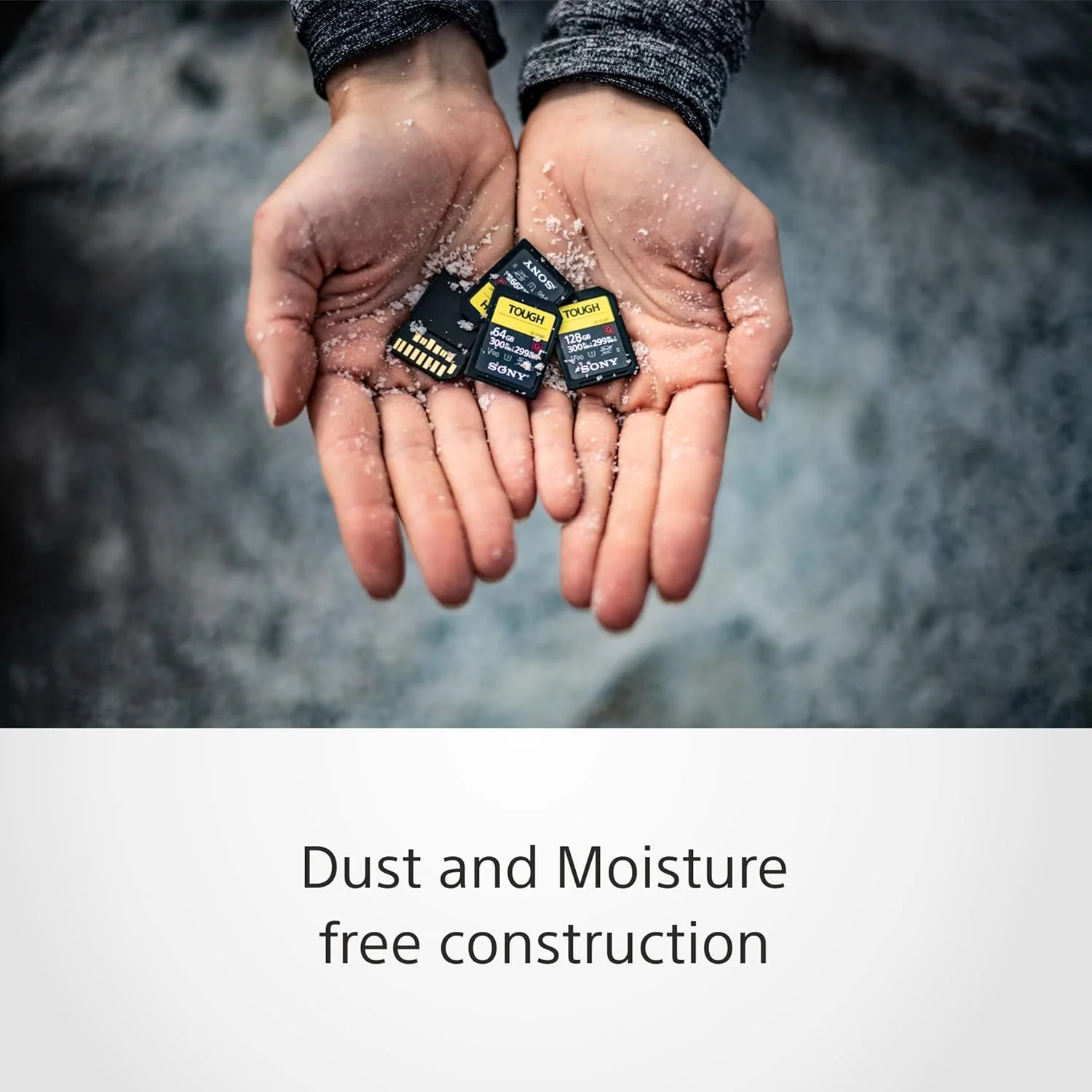 کارت حافظه فلش 64 گیگابایتی SDXC UHS-II Class 10 U3 سونی با عملکرد بالا و سرعت خواندن فوق العاده سریع تا 300 مگابایت بر ثانیه (SF-G64T/T1)