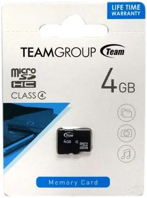 کارت حافظه میکرو SDHC کلاس 4 تیم گروپ با ظرفیت 4 گیگابایت