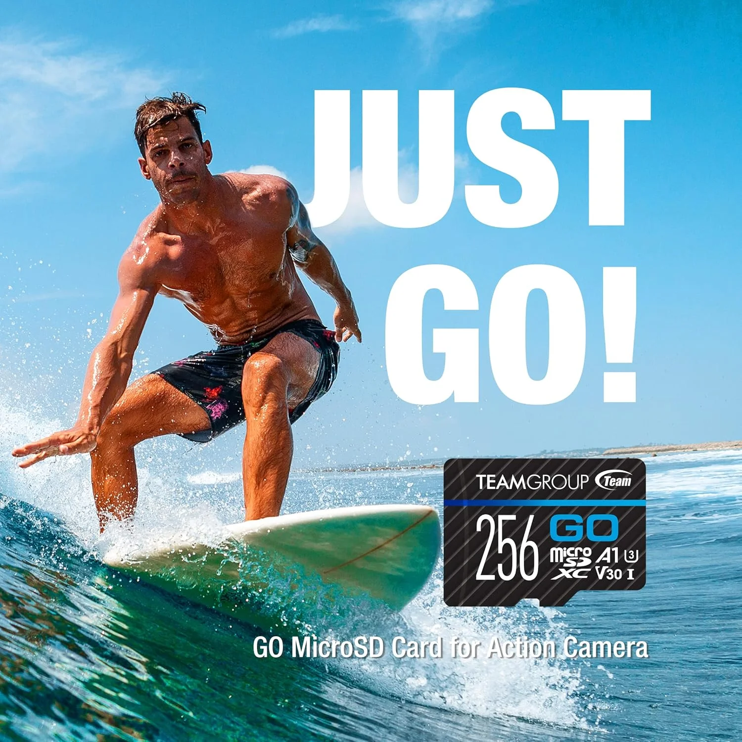 کارت حافظه TEAMGROUP GO با ظرفیت 128 گیگابایت بسته 2 عددی Micro SDXC UHS-I U3 V30 4K مناسب برای دوربین های GoPro و اکشن، کارت حافظه فلش پرسرعت به همراه آداپتور برای فضای باز، ورزش و فیلمبرداری 4K مدل TGUSDX128GU364 کارت حافظه TEAMGROUP GO با ظرفیت 128 گیگابایت بسته 2 عددی Micro SDXC UHS-I U3 V30 4K مناسب برای دوربین های GoPro و اکشن، کارت حافظه فلش پرسرعت به همراه آداپتور برای فضای باز، ورزش و فیلمبرداری 4K مدل TGUSDX128GU364