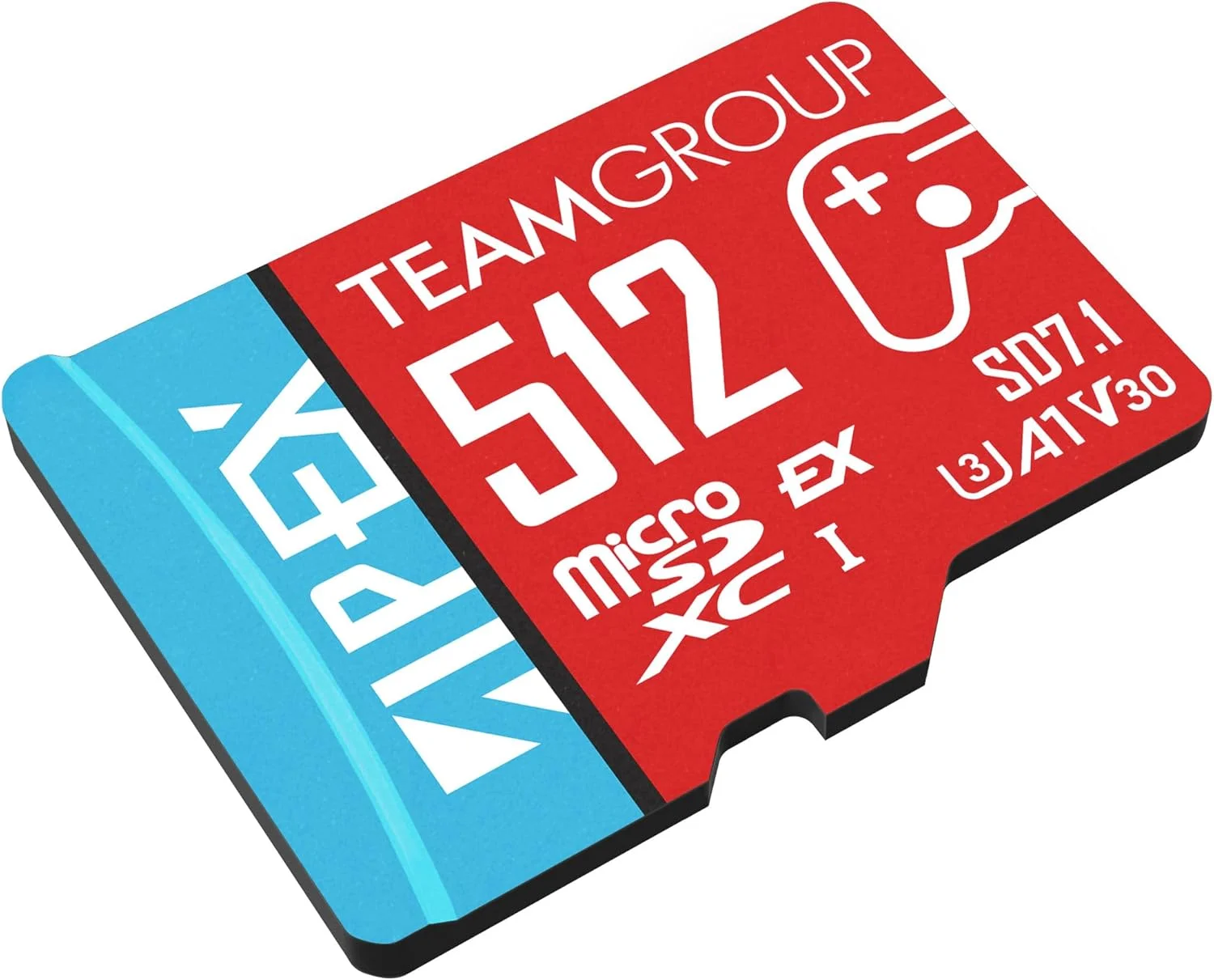 کارت TEAMGROUP APEX با ظرفیت 512 گیگابایت برای Nintendo Switch2 Micro SDXC Express UHS-I U3 A1 V30، سرعت خواندن/نوشتن تا 800/700 مگابایت بر ثانیه به همراه آداپتور مدل TAPMSDE512GIV30A102