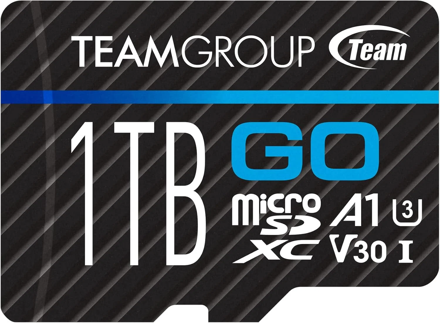 کارت حافظه TEAMGROUP GO با ظرفیت 1 ترابایت Micro SDXC UHS-I U3 V30 4K، سرعت خواندن/نوشتن تا 100/90 مگابایت بر ثانیه برای دوربین های GoPro و اکشن، کارت حافظه فلش پرسرعت برای فضای باز، ورزش، فیلمبرداری 4K، GoPro و Insta360 مدل TGUSDX1TU302