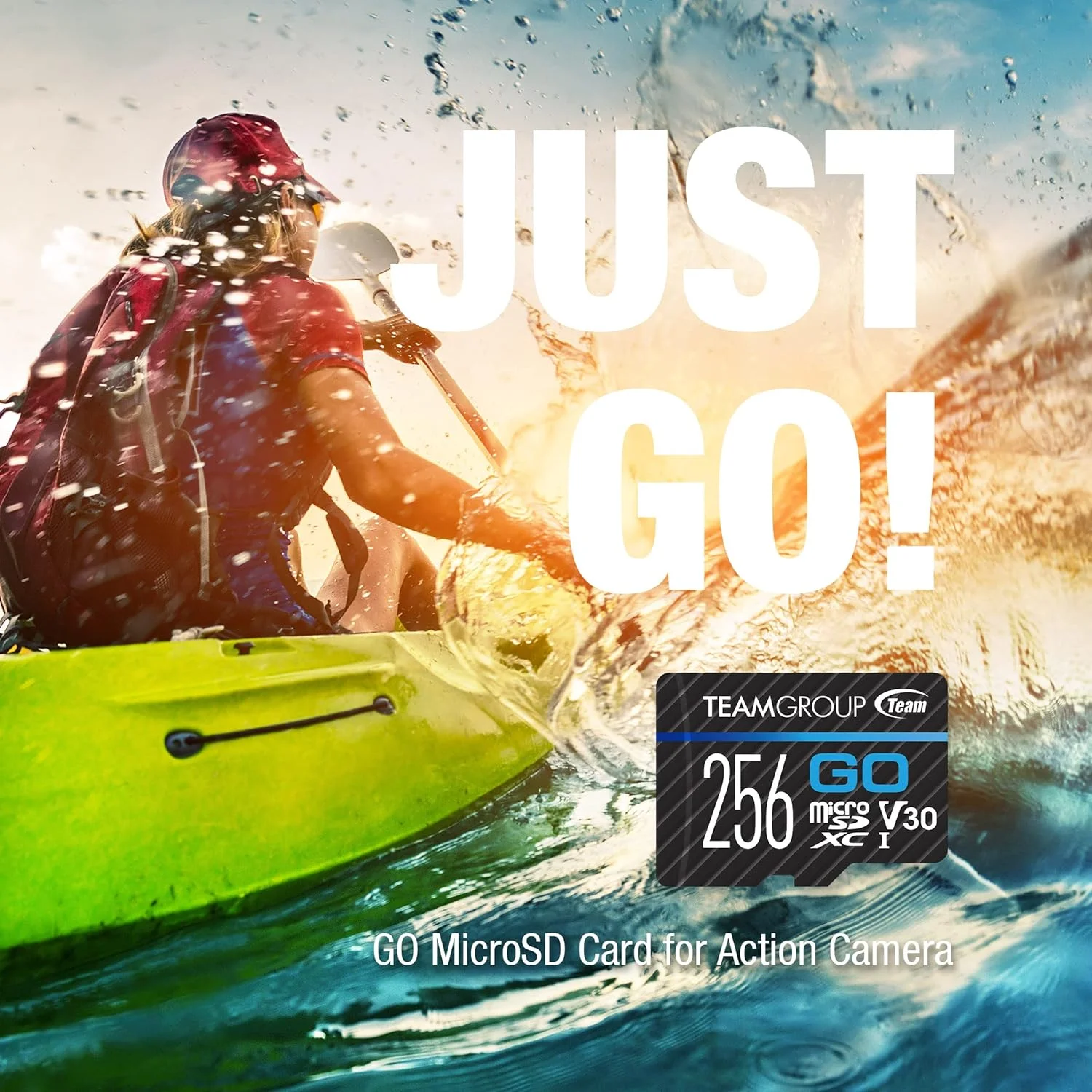 کارت حافظه TEAMGROUP GO با ظرفیت 1 ترابایت Micro SDXC UHS-I U3 V30 4K، سرعت خواندن/نوشتن تا 100/90 مگابایت بر ثانیه برای دوربین های GoPro و اکشن، کارت حافظه فلش پرسرعت برای فضای باز، ورزش، فیلمبرداری 4K، GoPro و Insta360 مدل TGUSDX1TU302 کارت حافظه TEAMGROUP GO با ظرفیت 1 ترابایت Micro SDXC UHS-I U3 V30 4K، سرعت خواندن/نوشتن تا 100/90 مگابایت بر ثانیه برای دوربین های GoPro و اکشن، کارت حافظه فلش پرسرعت برای فضای باز، ورزش، فیلمبرداری 4K، GoPro و Insta360 مدل TGUSDX1TU302