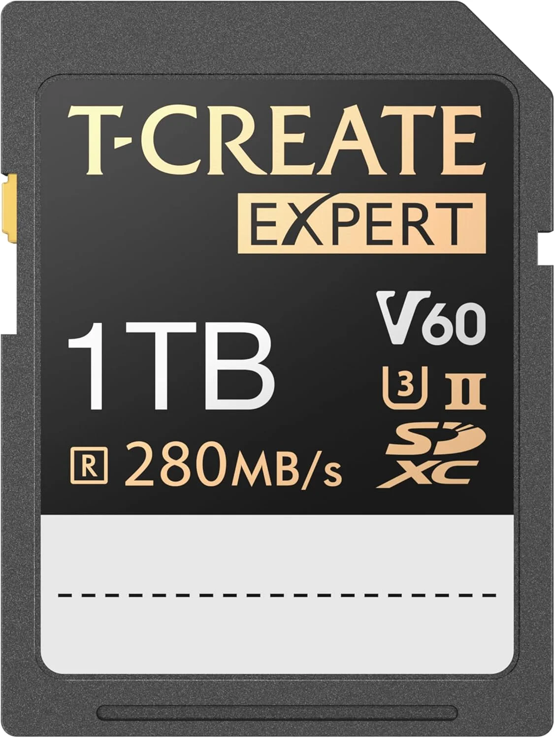 کارت حافظه 1 ترابایتی TEAMGROUP T-Create Expert SD UHS-II SDXC U3 V60 سرعت خواندن تا 280 مگابایت بر ثانیه، سازگار با ضبط 8K 4K دوربین های دیجیتال Canon Sony Nikon Panasonic Olympus مدل TTCSDY1TIIV6001