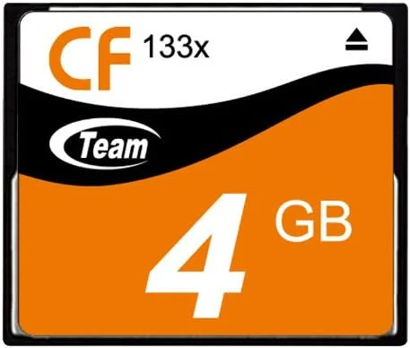 کارت حافظه TEAMGROUP 4GB Team CF با عملکرد بالا 133x برای CANON EOS Ixus 300 400 430 500.
