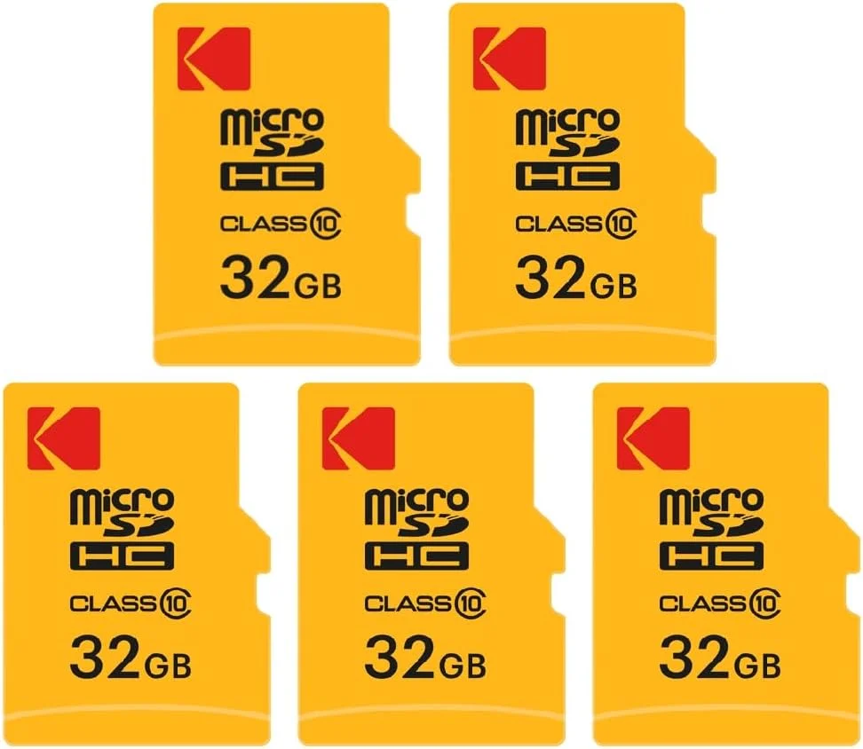 بسته 5 عددی کارت حافظه میکرو اس دی اچ سی 32 گیگابایتی کوداک به همراه آداپتور - راه حل حافظه پرسرعت