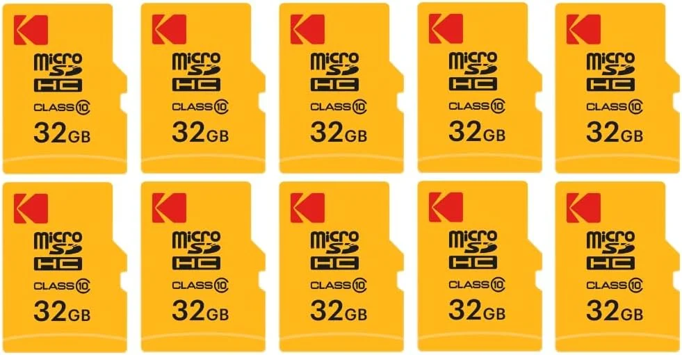 بسته 10 عددی کارت حافظه میکرو اس دی اچ سی 32 گیگابایتی کوداک به همراه آداپتور - راه حل حافظه پرسرعت