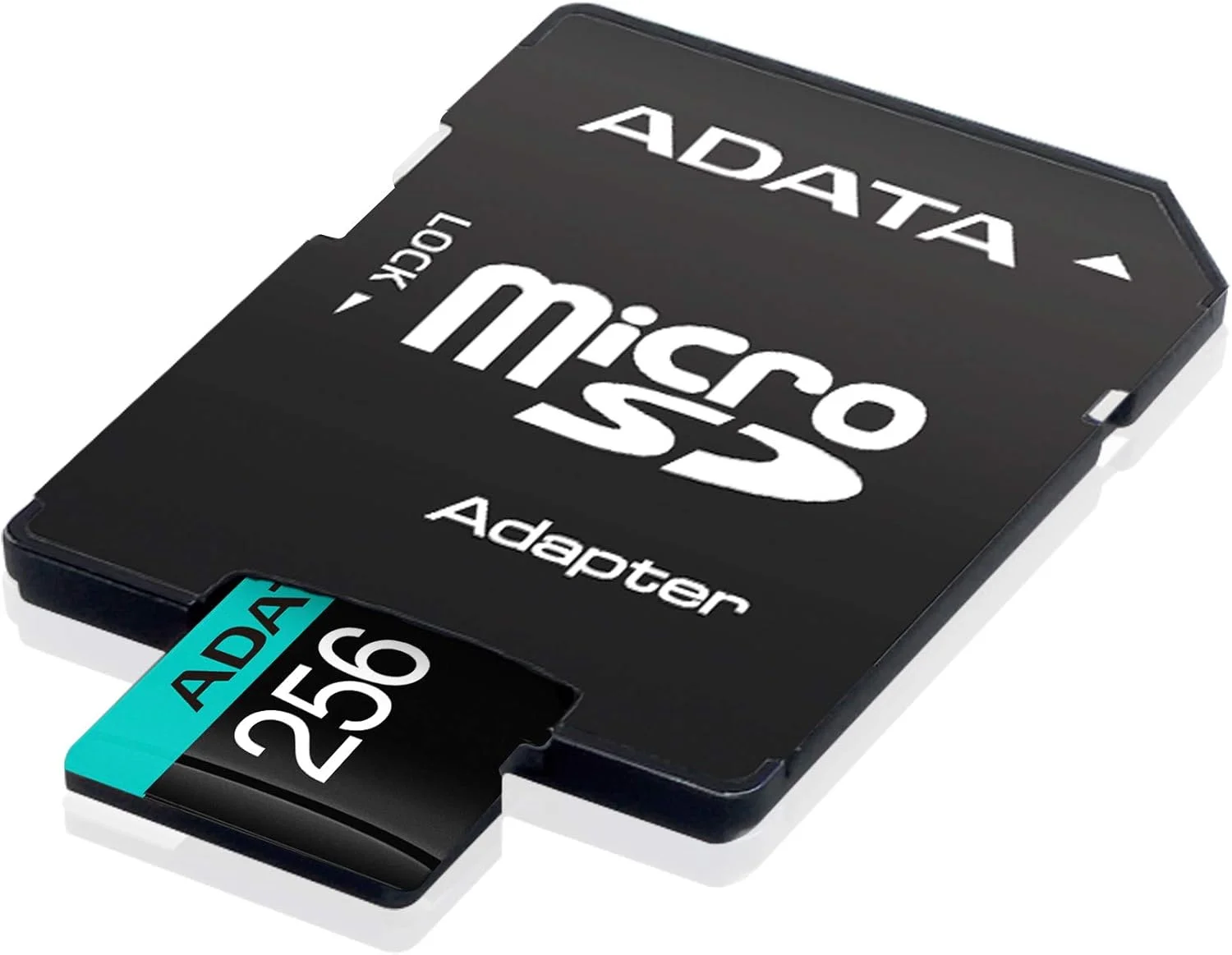 کارت حافظه ADATA Premier Pro 256GB microSDXC/SDHC UHS-I U3 Class 10(V30S) به همراه آداپتور، مشکی