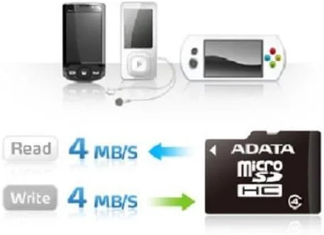 کارت حافظه میکرو اس دی ای دیتا 8 گیگابایت به همراه آداپتور، مشکی/خاکستری