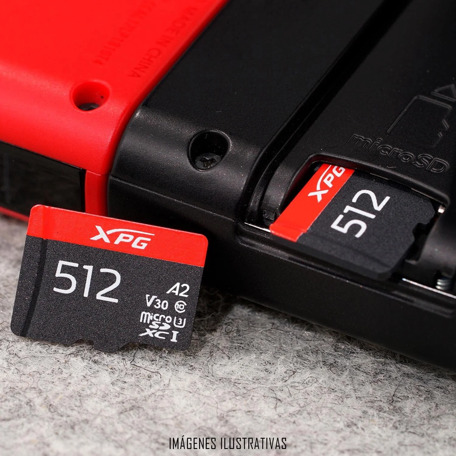 کارت حافظه میکرو اس دی 512 گیگابایت ADATA WAVE XPG Game UHS-I U3 | بدون آداپتور