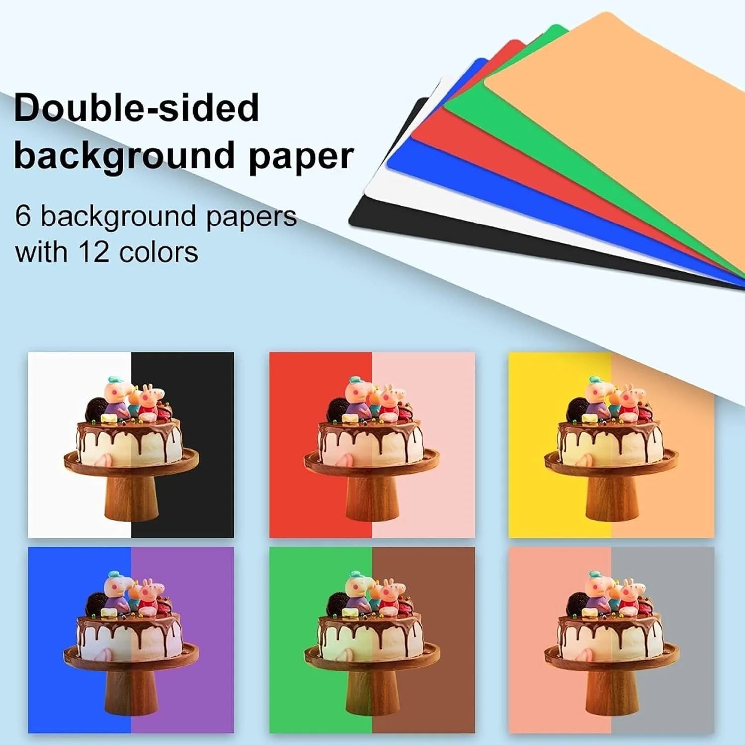 جعبه نور استودیویی عکس ارتقا یافته eWINNER 16 اینچ / 40 سانتی متر، چادر نور تاشو قابل حمل، کیت چادر عکاسی سه رنگ سفید/نرم/گرم با 144 چراغ LED و 6 پس زمینه (12 رنگ)