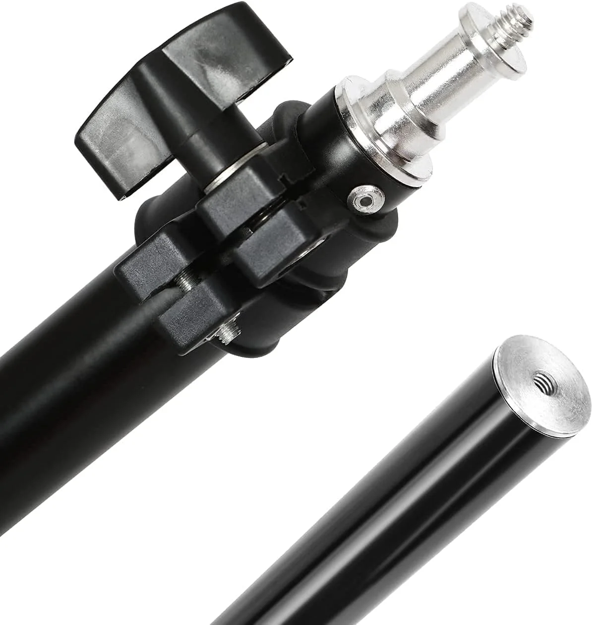 پایه نور قابل تنظیم eWINNER با بازوی بوم 140 سانتی متری و سه پایه کیسه شن برای عکاسی استودیویی در فضای باز