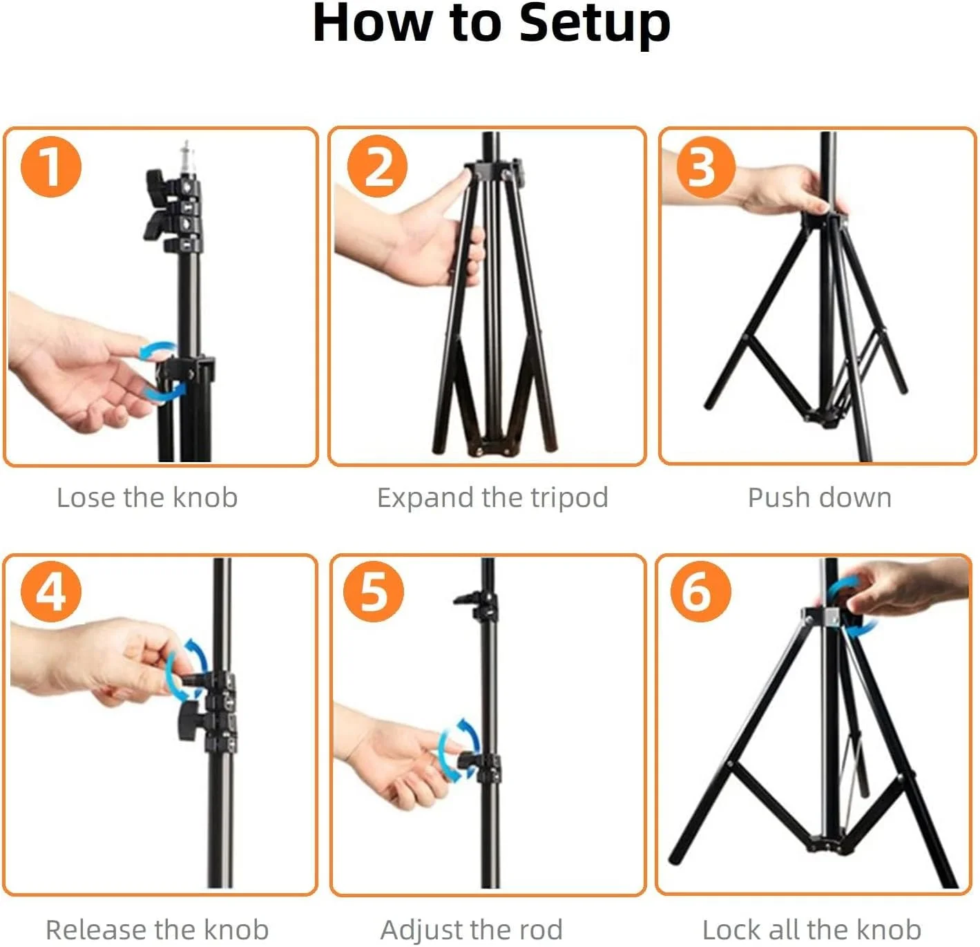 پایه نور کوچک آلومینیومی عکاسی ای وینر، حداکثر ارتفاع 68 سانتی متر، مناسب برای رفلکتورها/ سافت باکس ها/ نورها/ چترها/ پس زمینه ها