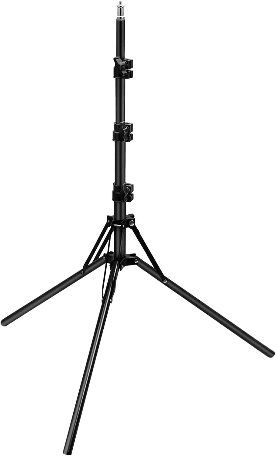 پایه نور آلومینیومی تاشو معکوس 2.1 متری eWINNER با رزوه پیچ 1/4 اینچی برای نور حلقه ای/ سافت باکس/ فلاش/ رفلکتور/ چتر/ عکس/ فیلم/ فیلمبرداری