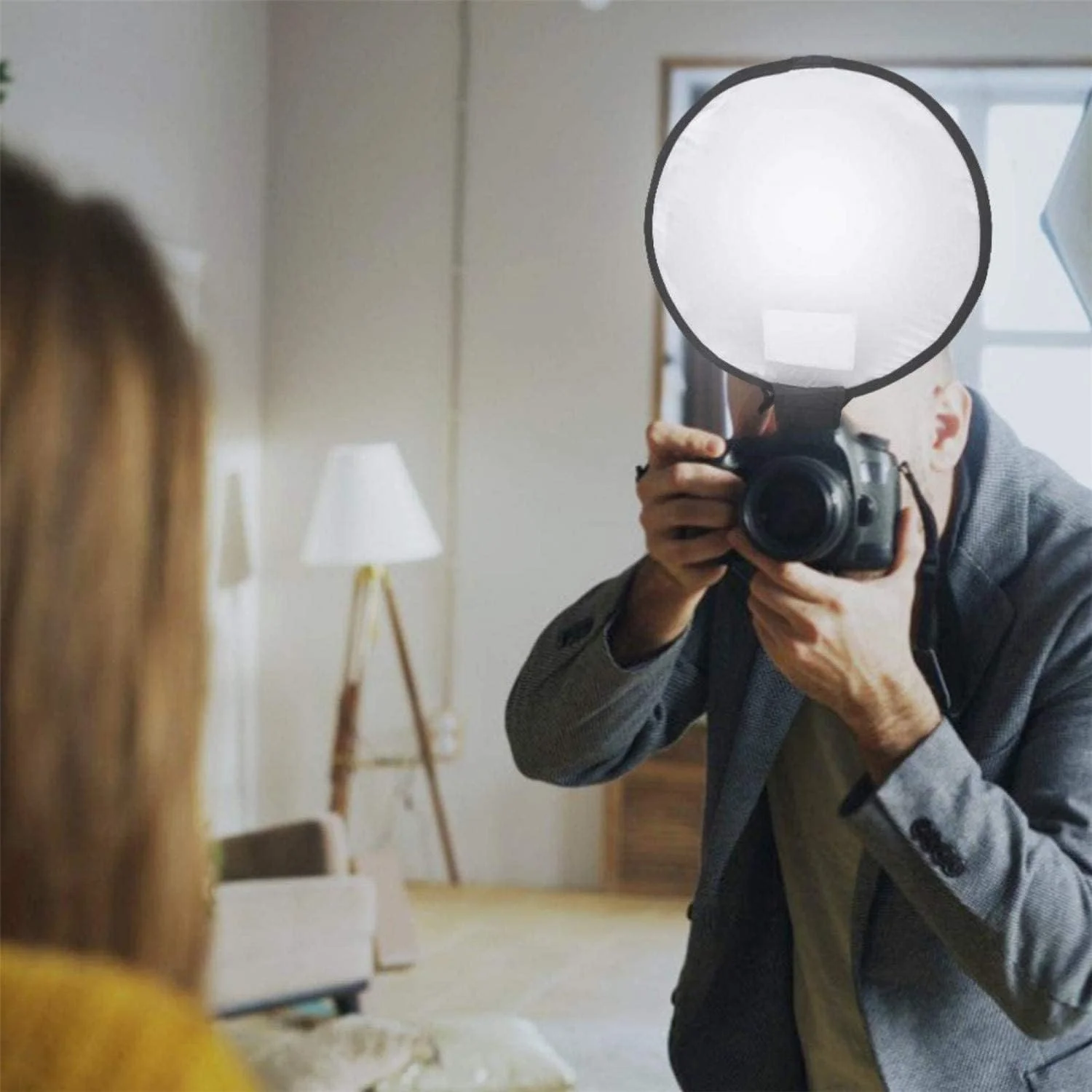 نرم باکس تاشو قابل حمل 40 سانتی متری برای فلاش های اکسترنال کانن، نیکون، سونی، پنتاکس، الیمپوس و یونگنو