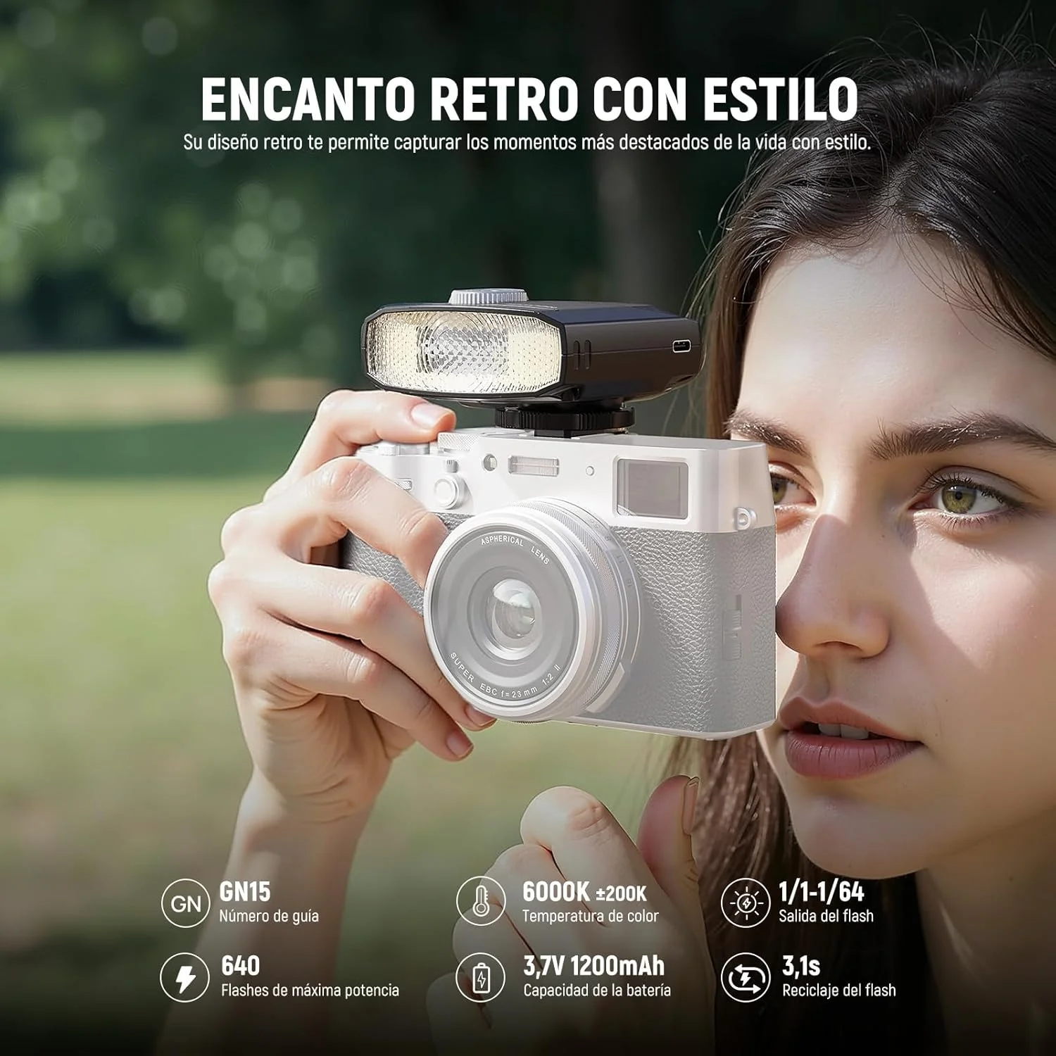 فلاش کوچک دوربین NEEWER مدل Z150، 20 وات GN15 1200mAh/640 فلاش با قدرت کامل/بازیافت 3.1 ثانیه/6000±200K، حالت دستی 1/64-1/1 و حالت S1/S2، سازگار با دوربین های Canon Nikon Sony Fujifilm فلاش کوچک دوربین NEEWER مدل Z150، 20 وات GN15 1200mAh/640 فلاش با قدرت کامل/بازیافت 3.1 ثانیه/6000±200K، حالت دستی 1/64-1/1 و حالت S1/S2، سازگار با دوربین های Canon Nikon Sony Fujifilm