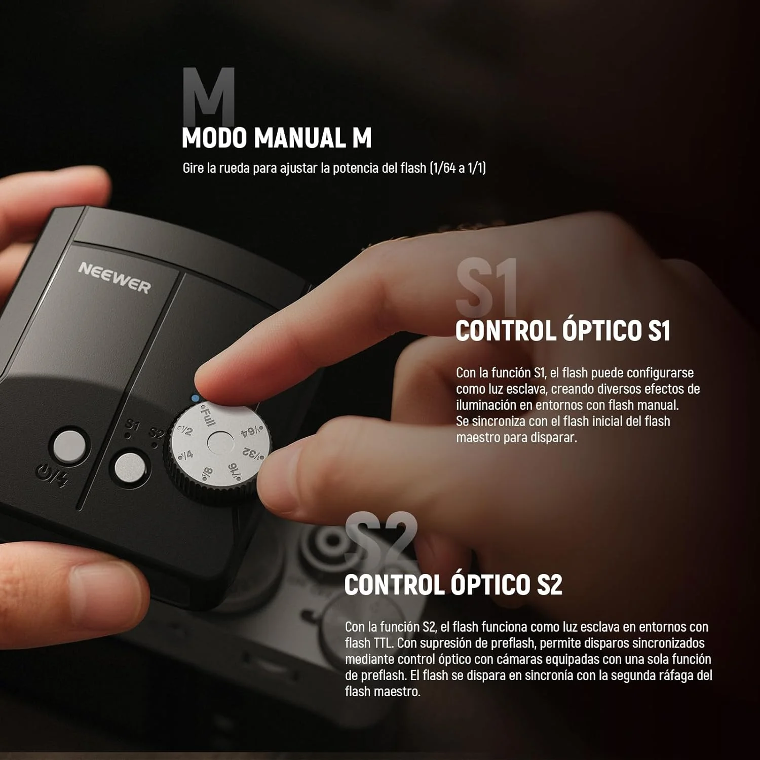 فلاش کوچک دوربین NEEWER مدل Z150، 20 وات GN15 1200mAh/640 فلاش با قدرت کامل/بازیافت 3.1 ثانیه/6000±200K، حالت دستی 1/64-1/1 و حالت S1/S2، سازگار با دوربین های Canon Nikon Sony Fujifilm فلاش کوچک دوربین NEEWER مدل Z150، 20 وات GN15 1200mAh/640 فلاش با قدرت کامل/بازیافت 3.1 ثانیه/6000±200K، حالت دستی 1/64-1/1 و حالت S1/S2، سازگار با دوربین های Canon Nikon Sony Fujifilm