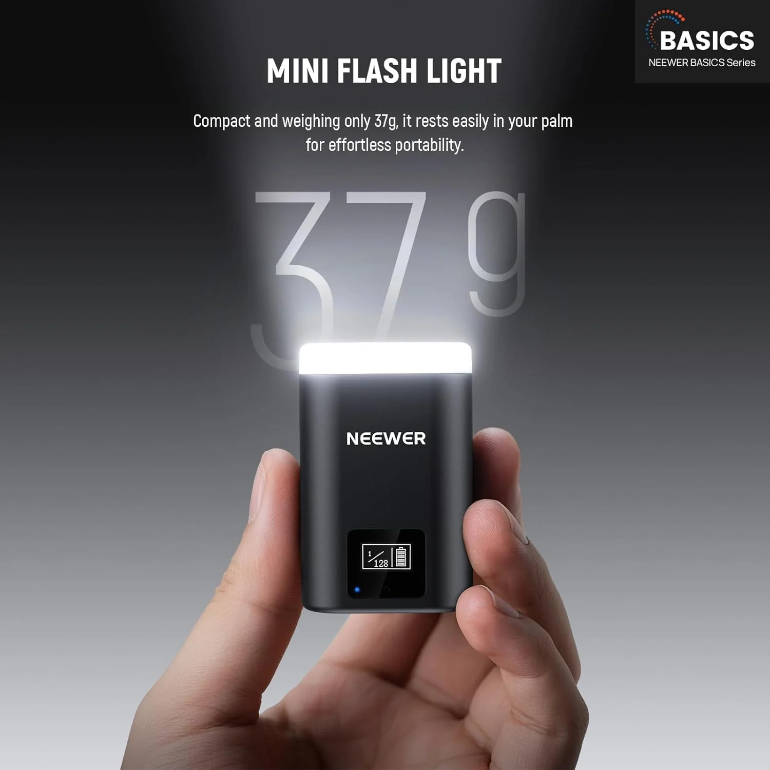 فلاش دوربین کوچک NEEWER BASICS، نور پرکننده 5600K با نمایشگر LCD، سازگار با دوربین های دیجیتال DSLR استاندارد Canon Fujifilm Sony Nikon برای عکاسی استودیویی، نورپردازی عکس، N12 فلاش دوربین کوچک NEEWER BASICS، نور پرکننده 5600K با نمایشگر LCD، سازگار با دوربین های دیجیتال DSLR استاندارد Canon Fujifilm Sony Nikon برای عکاسی استودیویی، نورپردازی عکس، N12