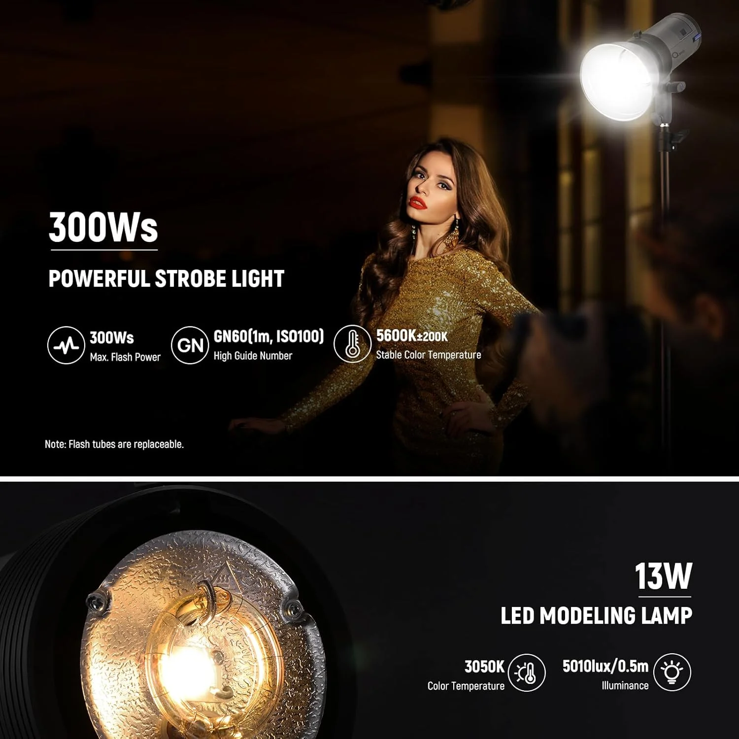 فلاش استودیویی قابل حمل NEEWER Q300 300WS 2.4G به همراه شاتر بیسیم Q Compact، نور استروب با باتری لیتیوم یون 7800mAh برای نورپردازی تکنور عکاسی فلاش استودیویی قابل حمل NEEWER Q300 300WS 2.4G به همراه شاتر بیسیم Q Compact، نور استروب با باتری لیتیوم یون 7800mAh برای نورپردازی تکنور عکاسی