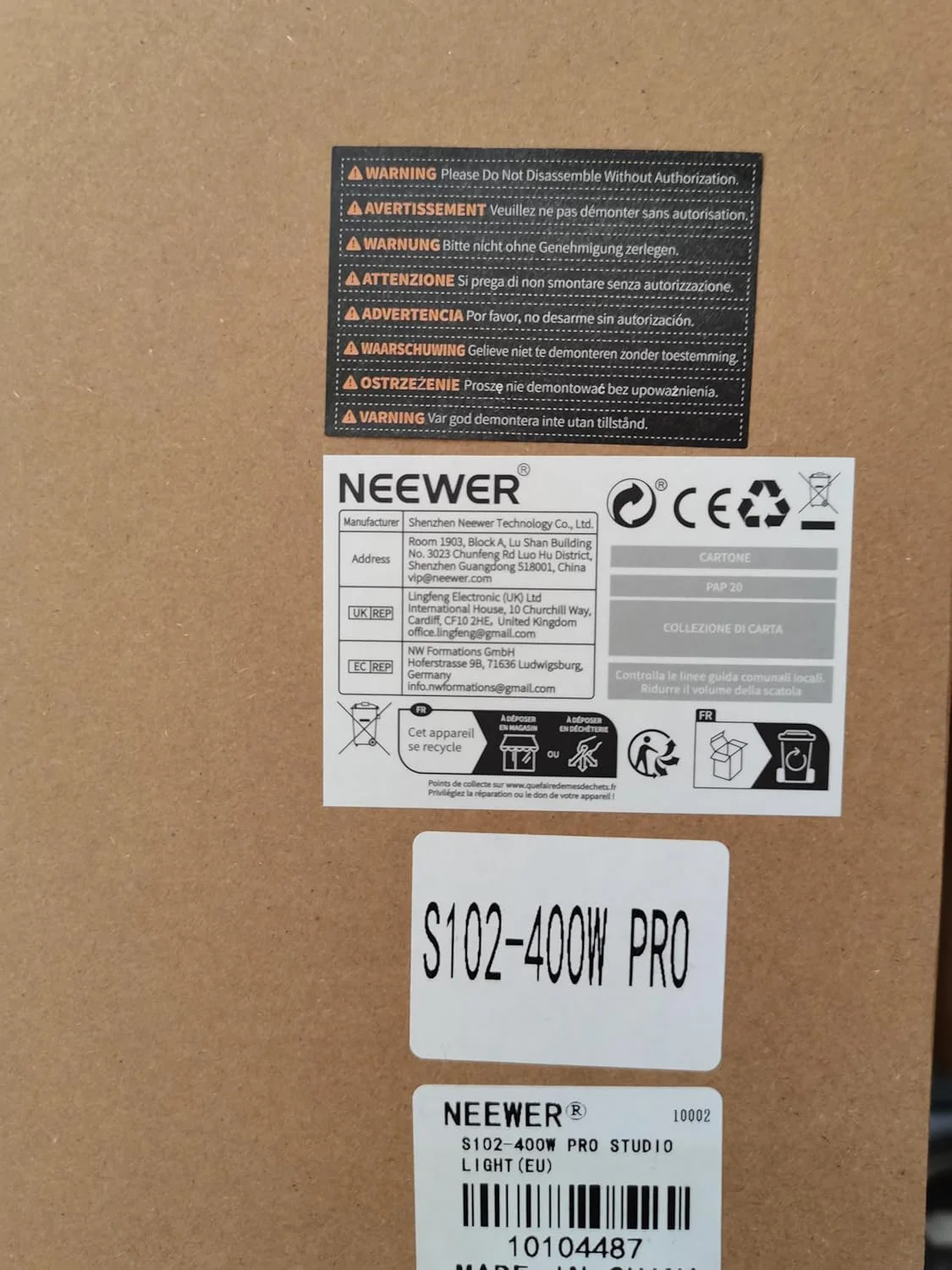فلاش استودیویی حرفه ای NEEWER S102-400W PRO با تریگر 2.4G، 400Ws GN62 5600K با لامپ تنظیم LED 30W، رفلکتور مانت بوئنز، حالت S1/S2، فن بی صدا، برای عکاسی محصول، پشتیبانی از QPRO فلاش استودیویی حرفه ای NEEWER S102-400W PRO با تریگر 2.4G، 400Ws GN62 5600K با لامپ تنظیم LED 30W، رفلکتور مانت بوئنز، حالت S1/S2، فن بی صدا، برای عکاسی محصول، پشتیبانی از QPRO