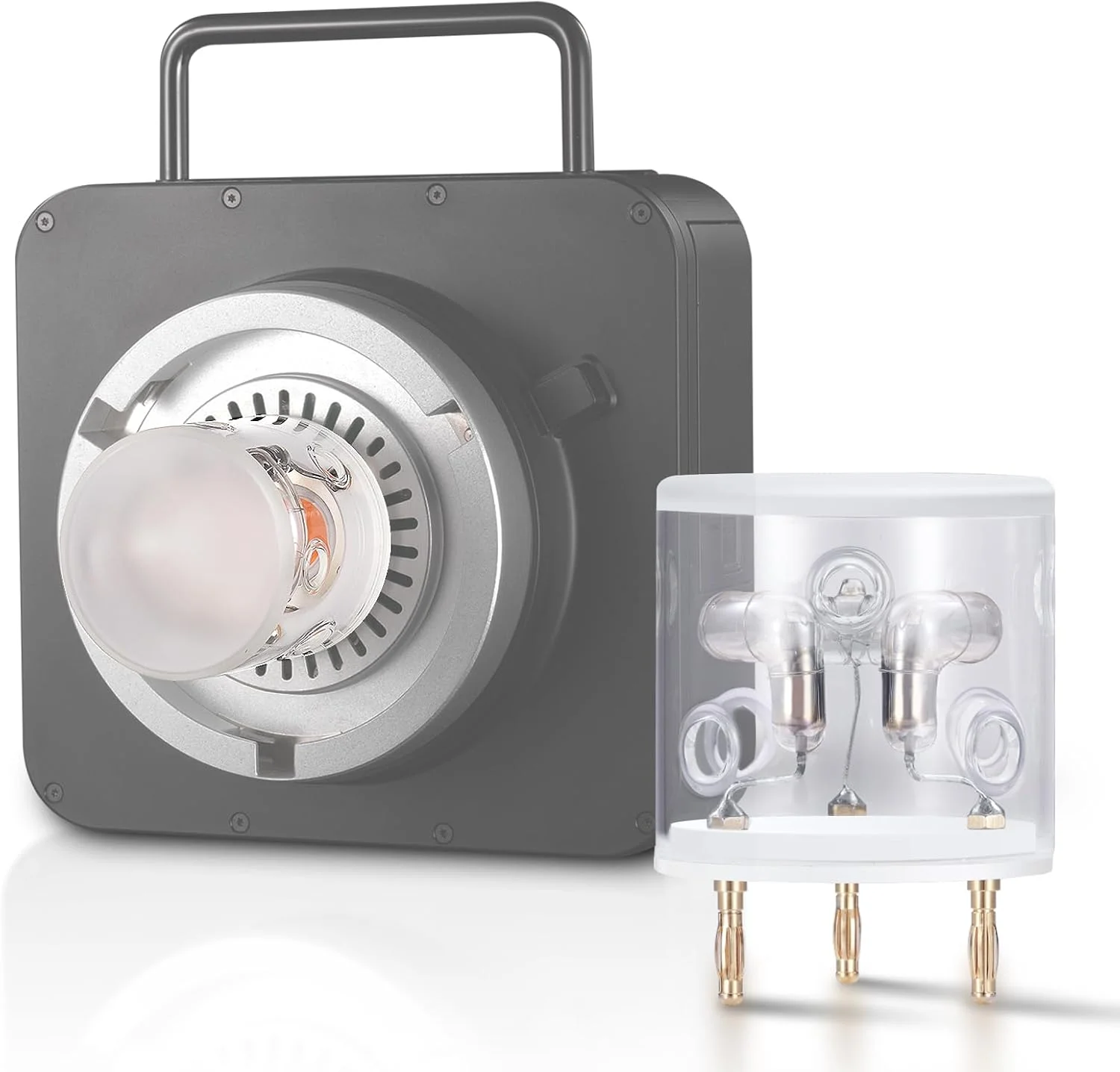 لامپ فلاش جایگزین NEEWER Q4 با توان 400 وات، لامپ لخت برای فلاش استودیویی Q4، قطعات تعمیر نورپردازی عکاسی فقط برای فلاش استودیویی Q4 لامپ فلاش جایگزین NEEWER Q4 با توان 400 وات، لامپ لخت برای فلاش استودیویی Q4، قطعات تعمیر نورپردازی عکاسی فقط برای فلاش استودیویی Q4